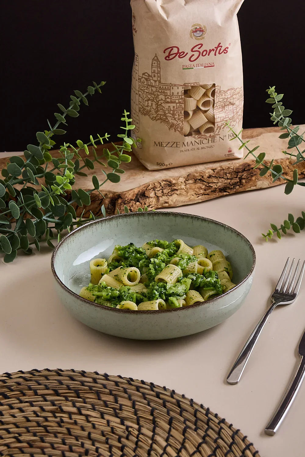 Mezze maniche ai broccoletti