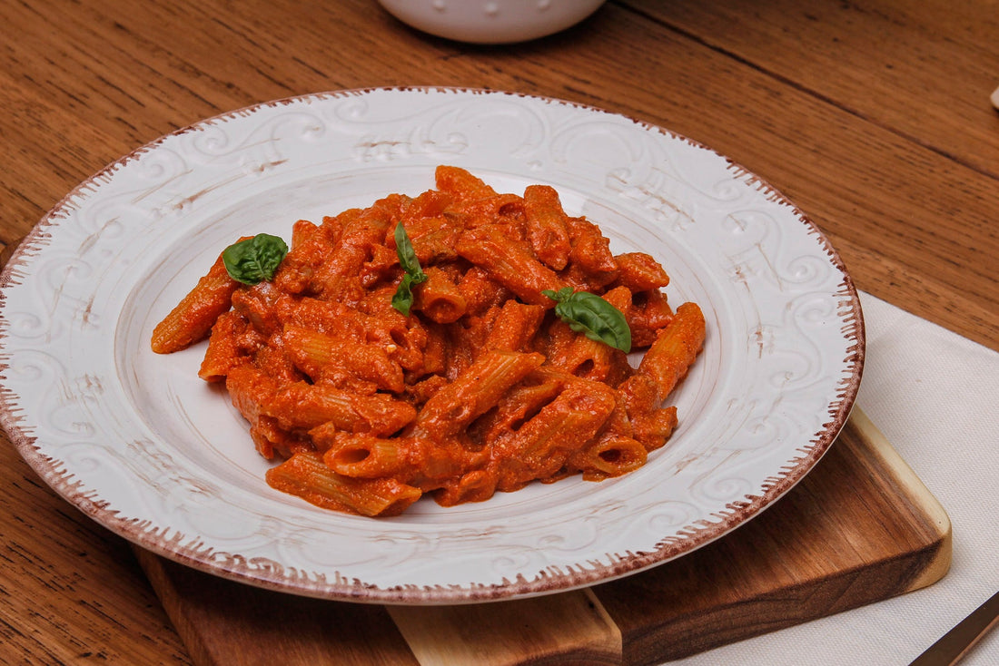 Penne con salsiccia e ricotta