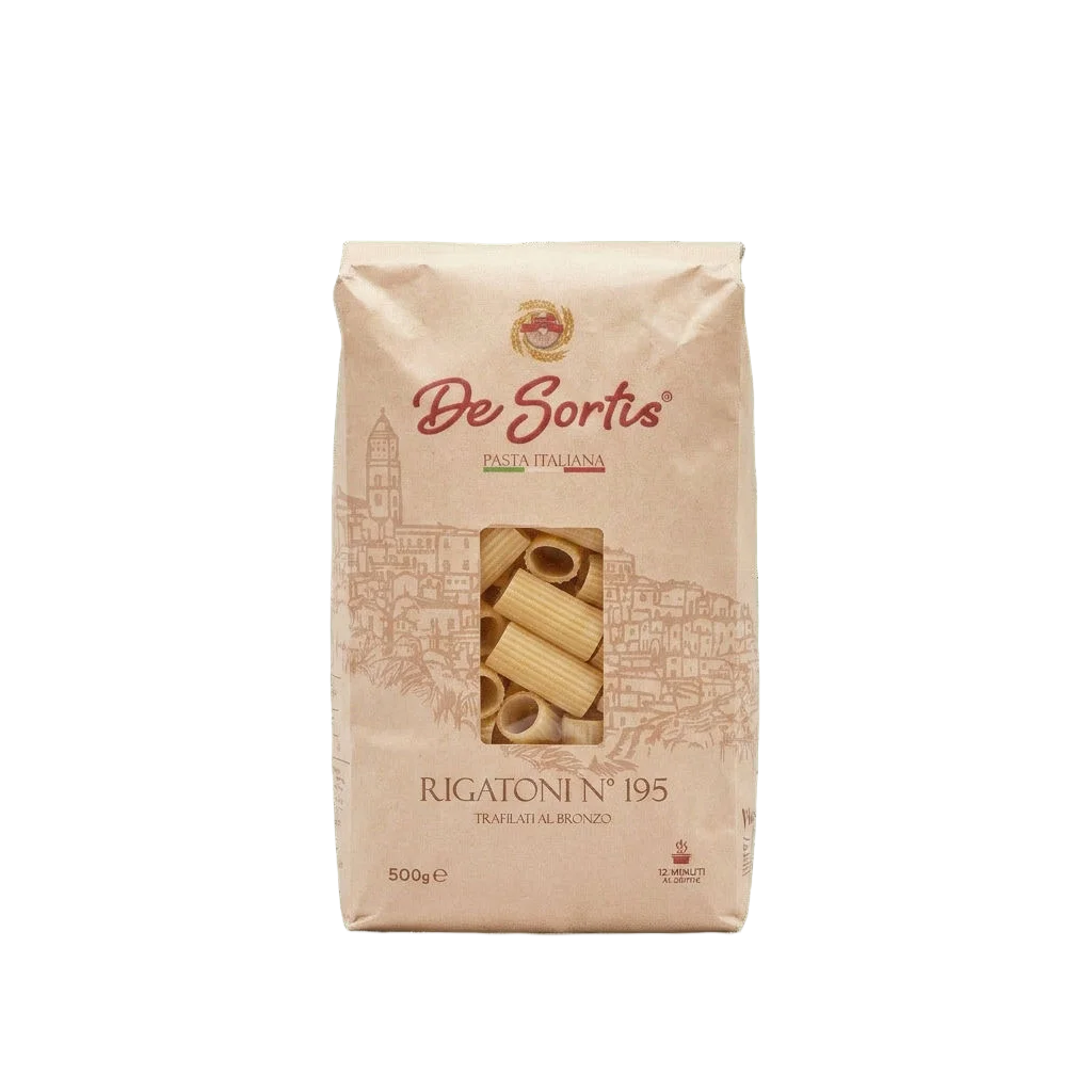 Rigatoni trafilate al bronzo